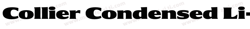Collier Condensed Li字体转换